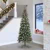 vidaXL Sapin de No&euml;l artificiel Vert 240 cm PVC, plastique et acier