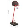 vidaXL Ensemble de basket réglable pour enfants 190 cm
