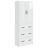 vidaXL Ensemble de Meubles 2 pc 66 x 34,5 x 87 cm Bois d'ing&eacute;nierie