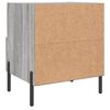 vidaXL Tables de chevet 2 pcs sonoma gris 40x35x47,5 cm
