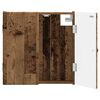 vidaXL Cabinet pour cible BREDA Bois ancien 52,5 x 10,5 x 53,5 cm