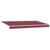 vidaXL Auvent R&eacute;tractable Bordeaux 250 x 200 cm tissu