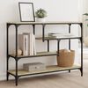 vidaXL Table console chêne sonoma 100x30x75 cm bois d'ingénierie