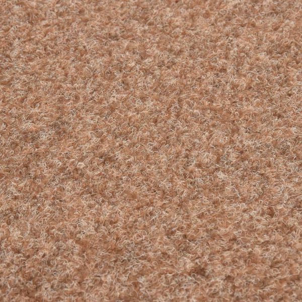 vidaXL Gazon artificiel avec picots 5x1 m Beige