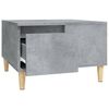 vidaXL Table basse gris b&eacute;ton 55x55x36,5 cm bois d'ing&eacute;nierie
