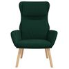 vidaXL Chaise de relaxation Vert foncé Velours