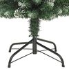 vidaXL Sapin de No&euml;l artificiel mince avec support 240 cm PVC