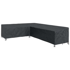 vidaXL Housse pour meubles Noir 355 x 275 x 80 cm Tissu Oxford 420D