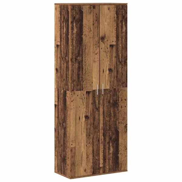 vidaXL Haut Armoire Bois ancien 70 x 33,5 x 180 cm Bois d'ingénierie