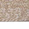 vidaXL Tapis Naturel et blanc 60 x 200 cm Jute