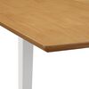 vidaXL Mobilier de salle à manger 5 pcs MDF Blanc
