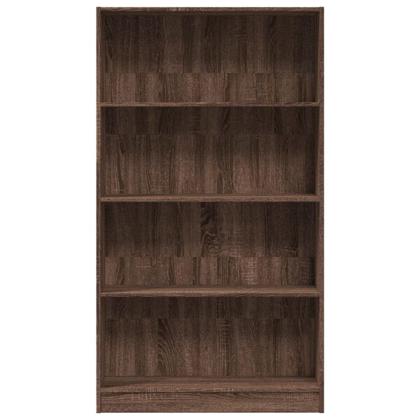 vidaXL Bibliothèque chêne marron 80x24x143 cm bois d'ingénierie