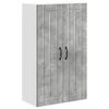 vidaXL Armoire de cuisine avec étagère Gris béton 60 x 31 x 100 cm