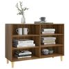vidaXL Buffet ch&ecirc;ne marron 103,5x35x70 cm bois d'ing&eacute;nierie