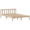 vidaXL Lit biblioth&egrave;que sans matelas 160x200 cm bois massif de pin
