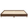 vidaXL Cadre de lit sans matelas ch&ecirc;ne marron 180x200 cm