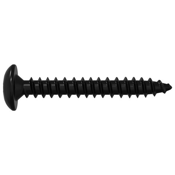 vidaXL Clou de Taraudage 2 pcs Noir M4 x 28 mm Acier