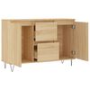 vidaXL Buffet ch&ecirc;ne sonoma 101,5x35x70 cm bois d'ing&eacute;nierie