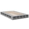 vidaXL Cadre de lit sans matelas sonoma gris 140x190 cm