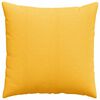 vidaXL Coussins de canapé 2 pcs Jaune clair 80 x 80 cm
