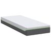 vidaXL Matelas Blanc et Gris 80 x 200 cm Ressort ensaché