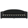 vidaXL Lit de jour avec matelas noir 90x190 cm velours