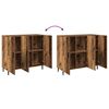 vidaXL Buffet Bois ancien 90 x 34 x 80 cm Bois d'ing&eacute;nierie