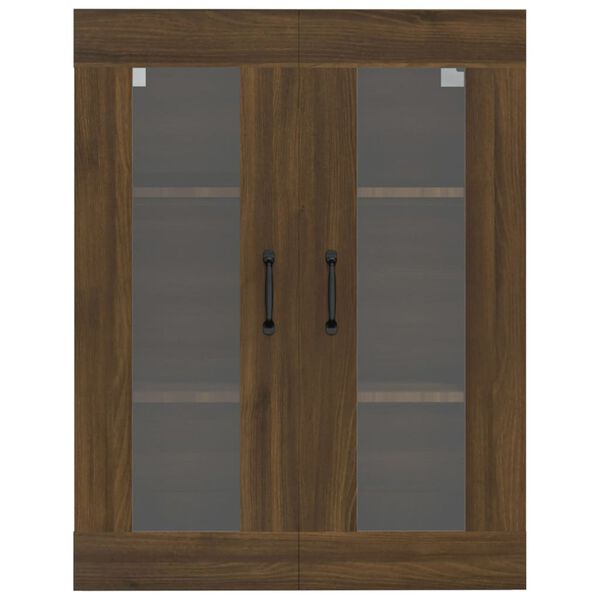 vidaXL Armoire murale suspendue Chêne marron 69,5x34x90 cm