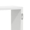 vidaXL &Eacute;tag&egrave;re cube murale 5 compartiments blanc bois d'ing&eacute;nierie