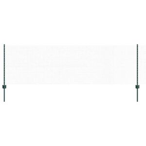 vidaXL Cl&ocirc;ture hexagonale avec poteau 100 x 0,8 m Vert Maille