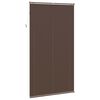 vidaXL Store V&eacute;nitien Marron fonc&eacute; avec motif 213 x 110 cm PVC