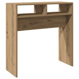 vidaXL Table console ch&ecirc;ne artisanal 78x30x80 cm bois d'ing&eacute;nierie