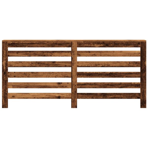 vidaXL Cache-radiateur vieux bois 175x20x82 cm bois d'ing&eacute;nierie