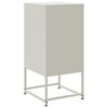 vidaXL Tables de chevet 2 pcs blanc 36x39x78 cm acier