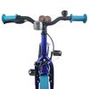 vidaXL V&eacute;lo pour Enfants 18 Pouces pour les 5-7 ans Bleu fonc&eacute;