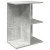 vidaXL Tables de chevet 2 pcs gris b&eacute;ton 46,5x29x61 cm bois ing&eacute;nierie
