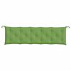vidaXL Coussins de banc de jardin lot de 2 vert mélangé tissu