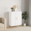 vidaXL Buffet blanc 69,5x34x90 cm bois d'ingénierie