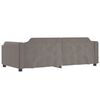 vidaXL Lit de repos taupe 100x200 cm tissu