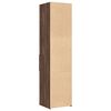 vidaXL Buffet haut chêne marron 45x42,5x185 cm bois d'ingénierie