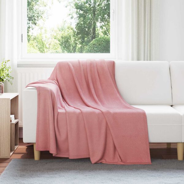 vidaXL Couvertures &agrave; jeter 24 pcs Rose 200 x 150 cm Toison