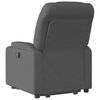 vidaXL Fauteuil inclinable &eacute;lectrique gris fonc&eacute; tissu