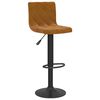 vidaXL Tabourets de bar lot de 2 marron velours