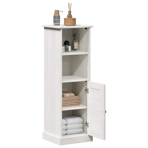 vidaXL Armoire de salle de bain avec porte VIGO Blanc et Blanc Antique