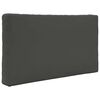 vidaXL Coussin de canap&eacute; d'ext&eacute;rieur 3 pcs Anthracite Polyester