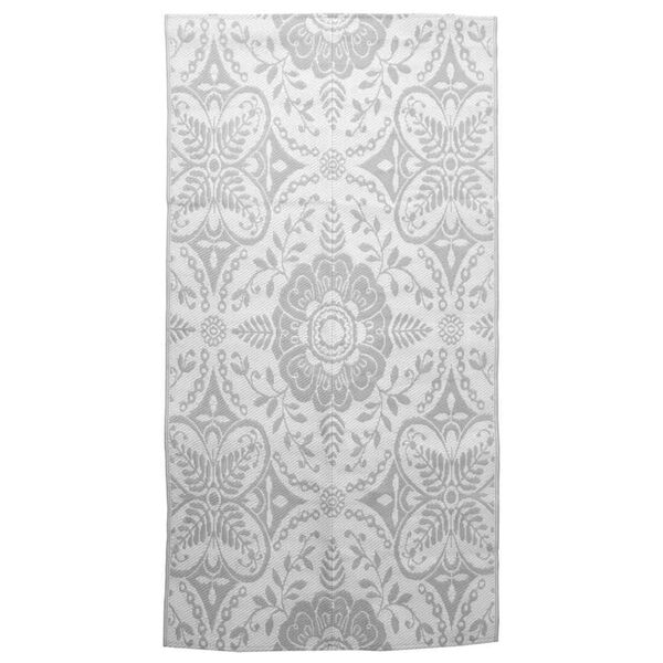 vidaXL Tapis d'ext&eacute;rieur ARAKIL Gris clair 160x230 cm PP