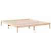 vidaXL Cadre de lit extra long sans matelas 180x210 cm bois massif pin