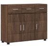 vidaXL Buffet Ch&ecirc;ne brun 88,5 x 30,5 x 73 cm Bois d'ing&eacute;nierie