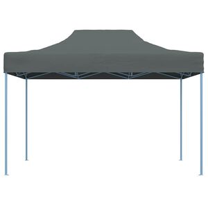 vidaXL Tente de r&eacute;ception pliable 3x4 m Acier Anthracite