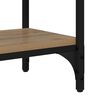 vidaXL Table console Chêne artisanal 80 x 29 x 75 cm Bois d'ingénierie